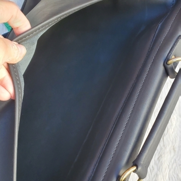 Black Leather turnkey briefcase NEW - Picture 8 of 16